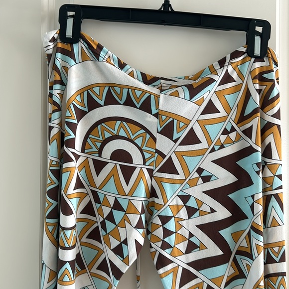 Patterned beach pants, drawstring. - Picture 5 of 6